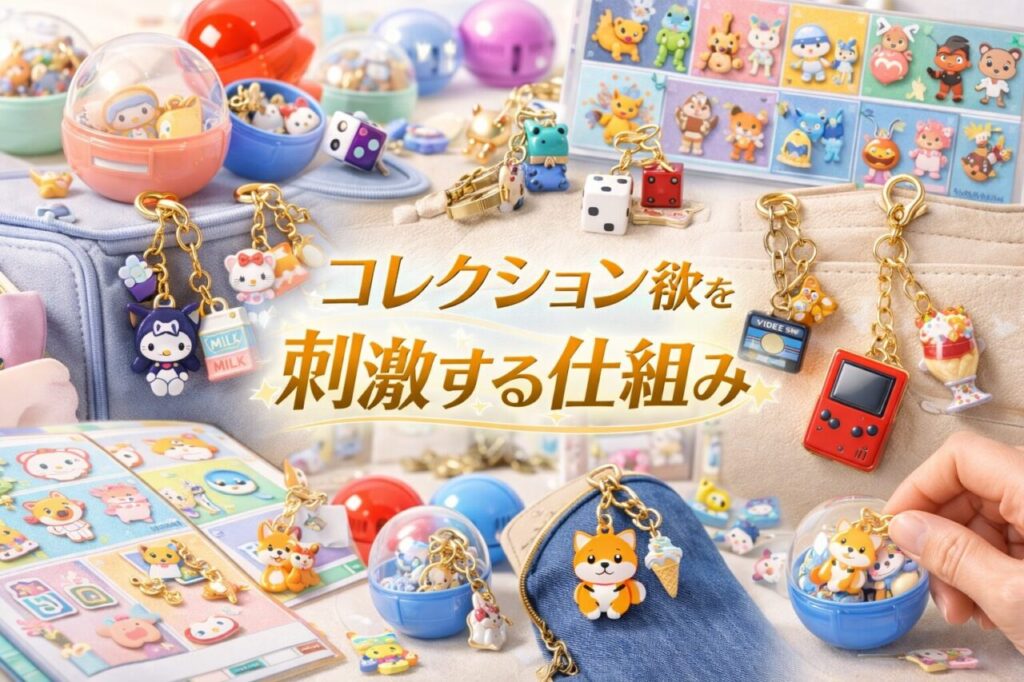 コレクション欲を刺激する仕組み