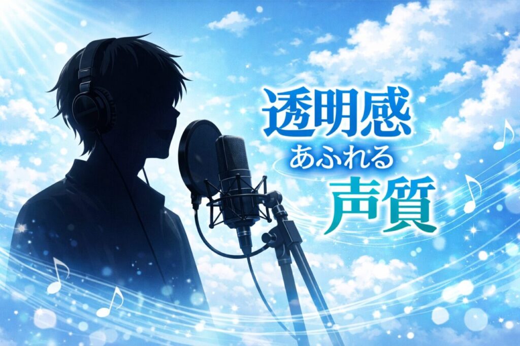 透明感あふれる声質