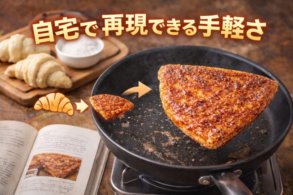 自宅で再現できる手軽さ