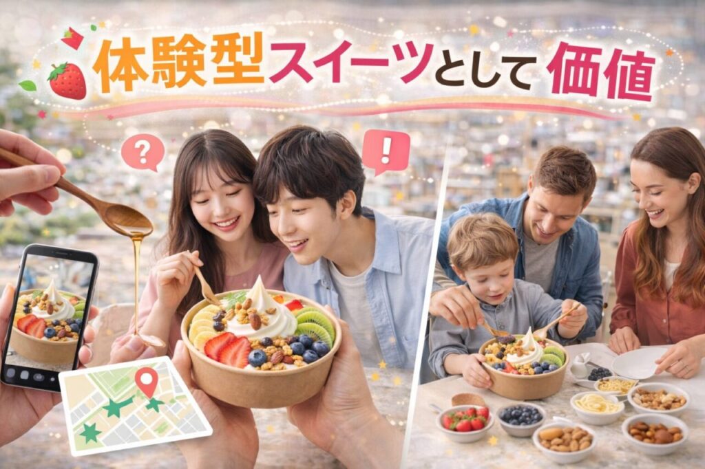 体験型スイーツとしての価値