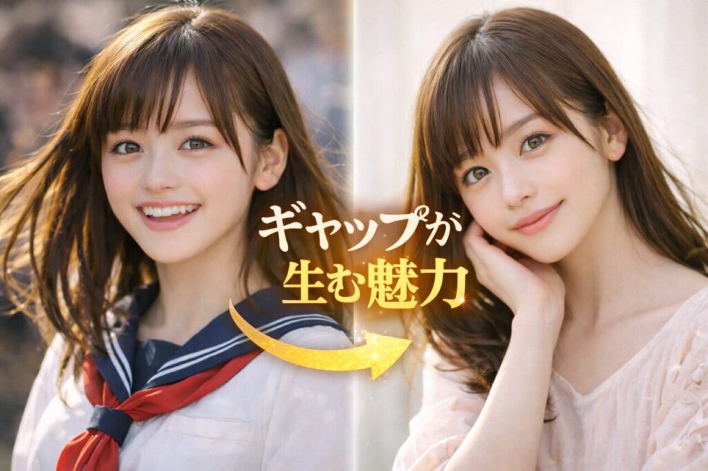 ギャップが生む魅力