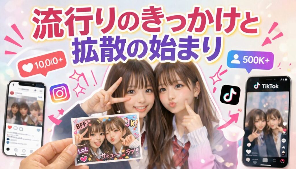 流行りのきっかけと拡散の始まり