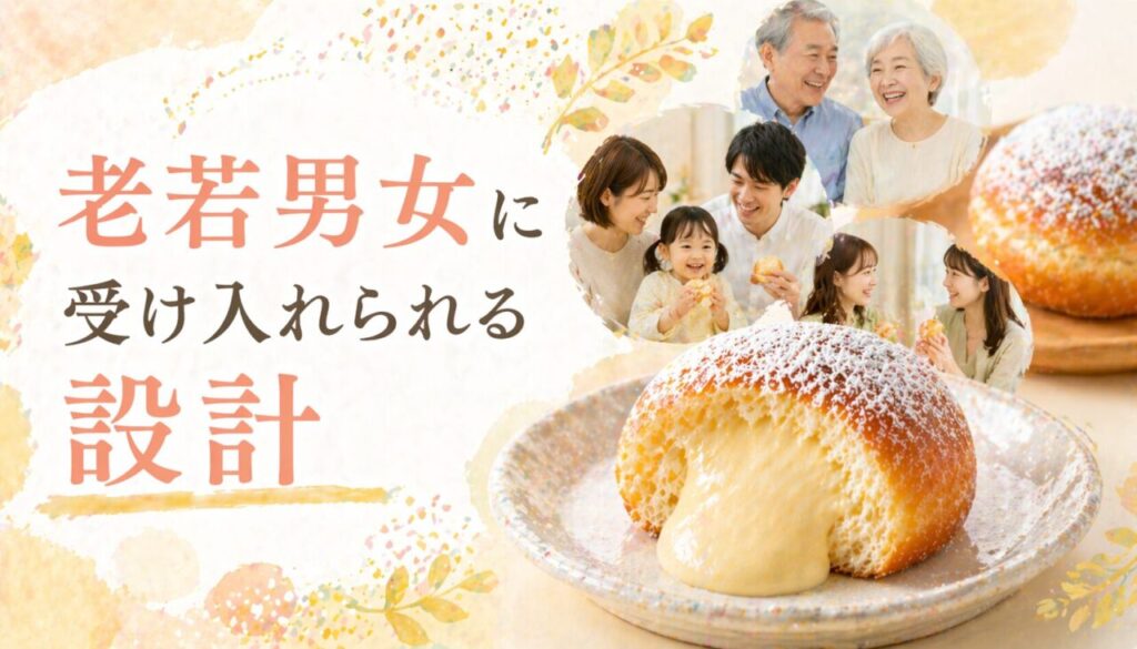 老若男女に受け入れられる設計