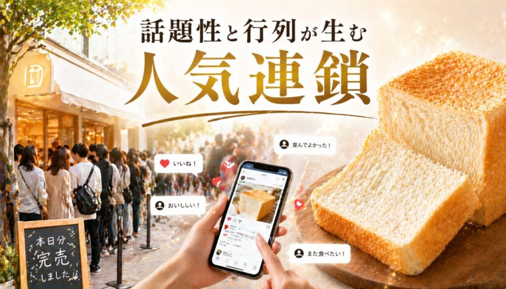 話題性と行列が生む人気連鎖