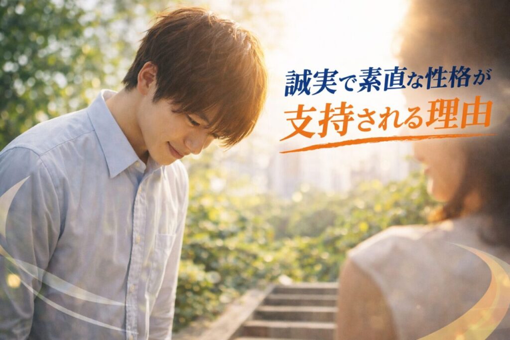 誠実で素直な性格が支持される理由