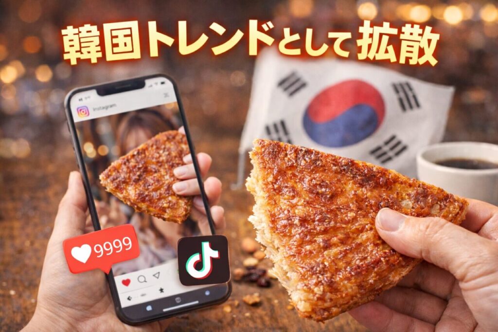韓国トレンドとして拡散