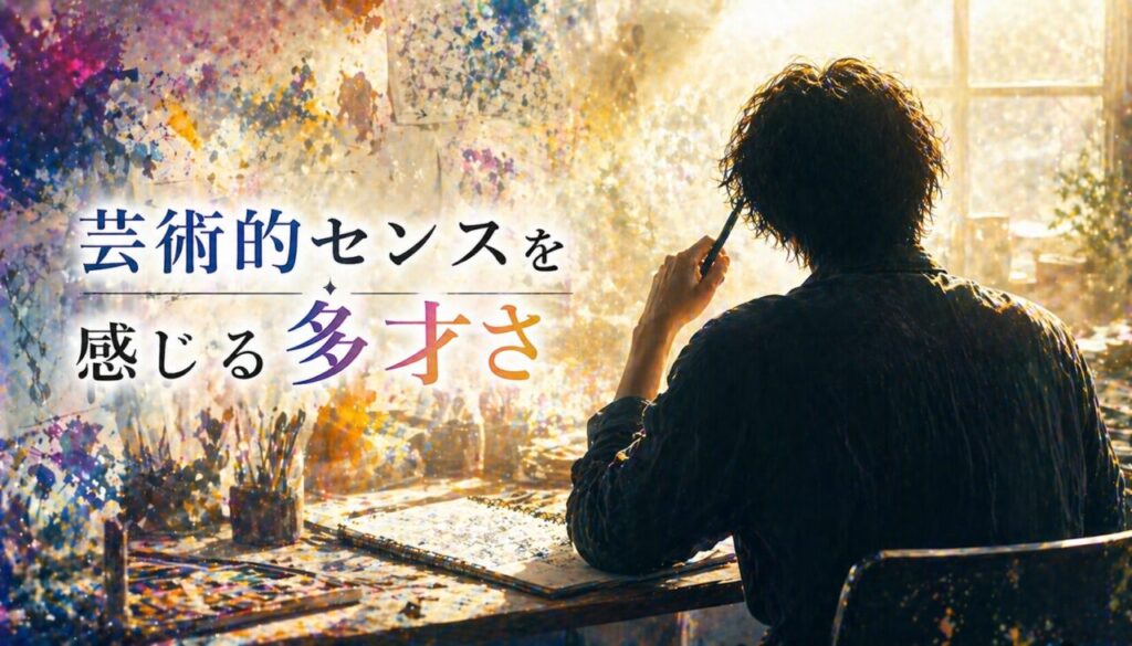 芸術的センスを感じる多才さ