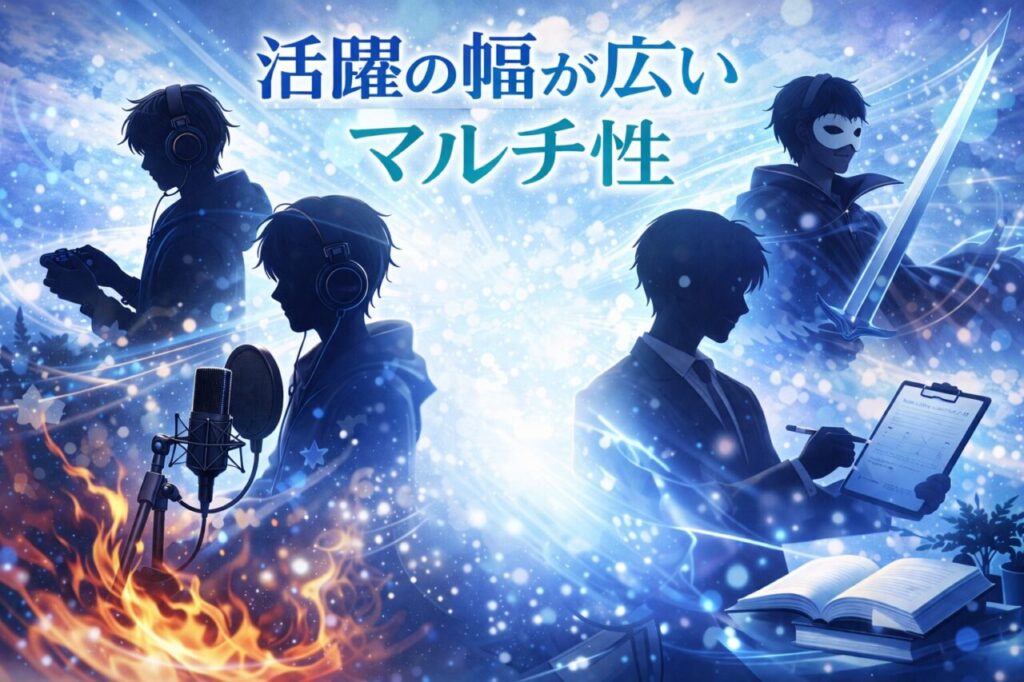 活躍の幅が広いマルチ性