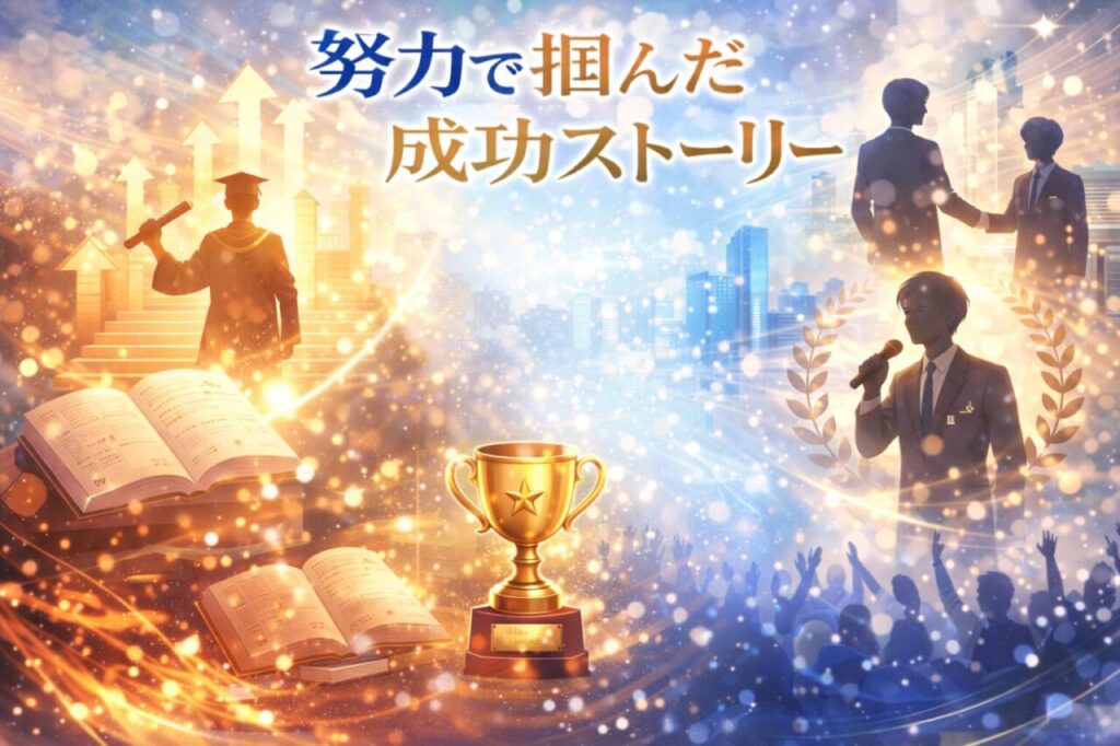 努力で掴んだ成功ストーリー