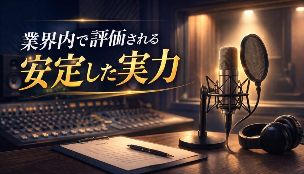 業界内で評価される安定した実力