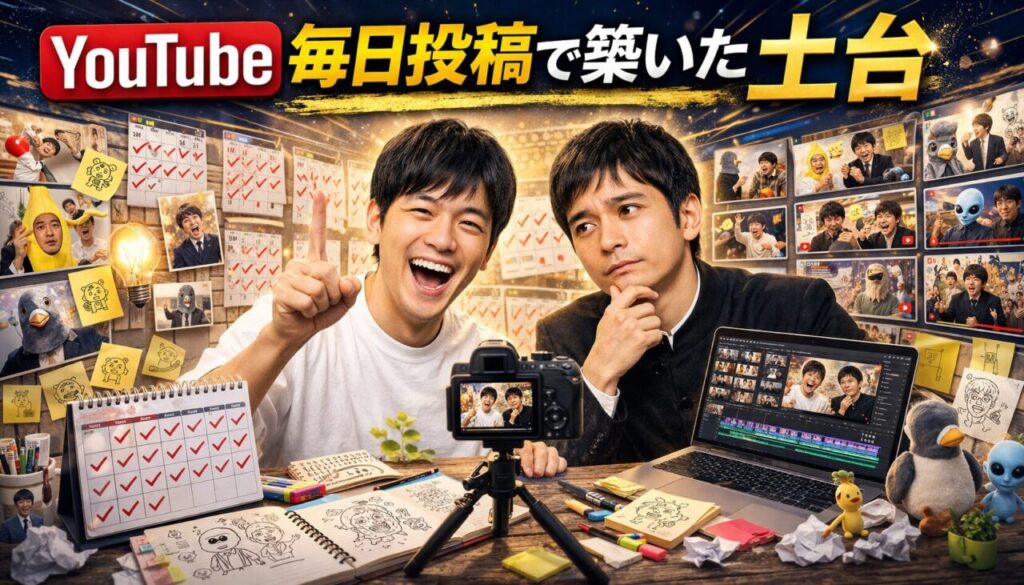 YouTube毎日投稿で築いた土台