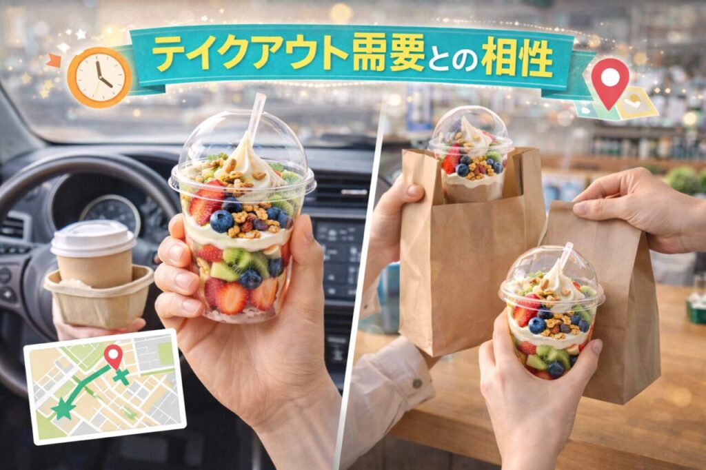 テイクアウト需要との相性