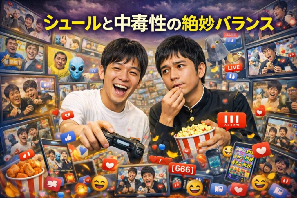 シュールと中毒性の絶妙バランス