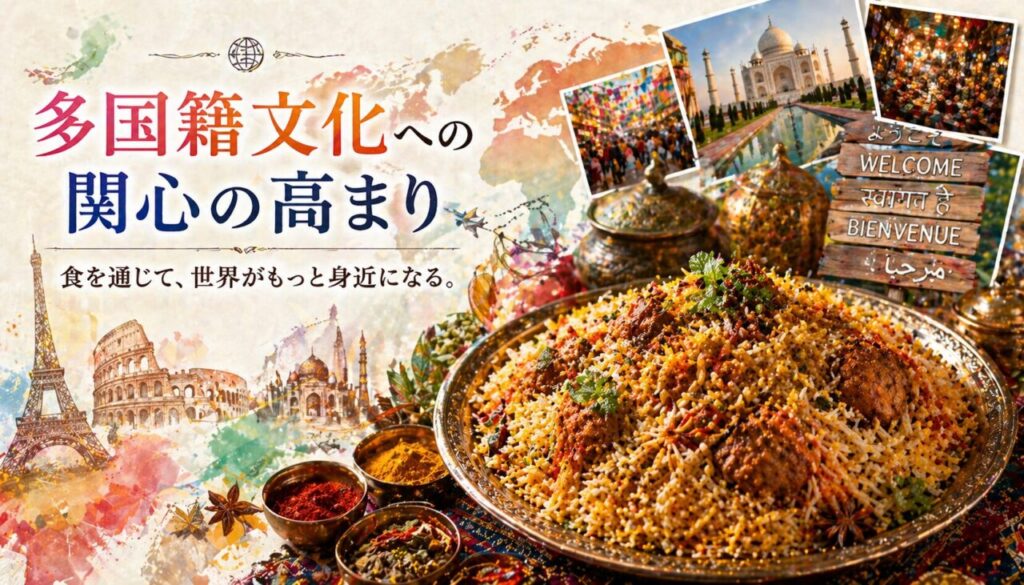 多国籍文化への関心の高まり