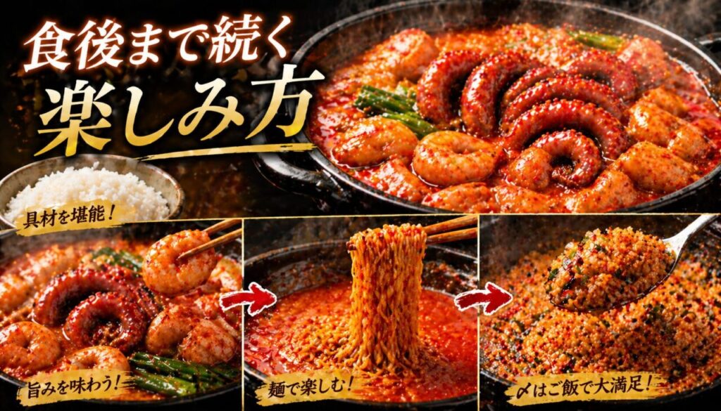 食後まで続く楽しみ方