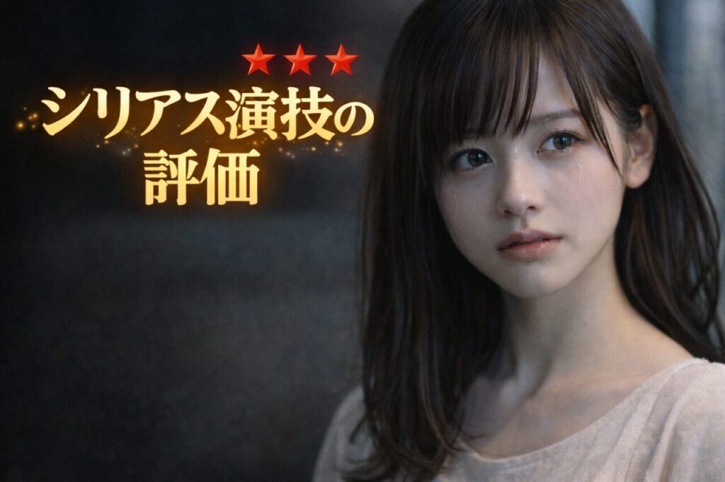 シリアス演技の評価