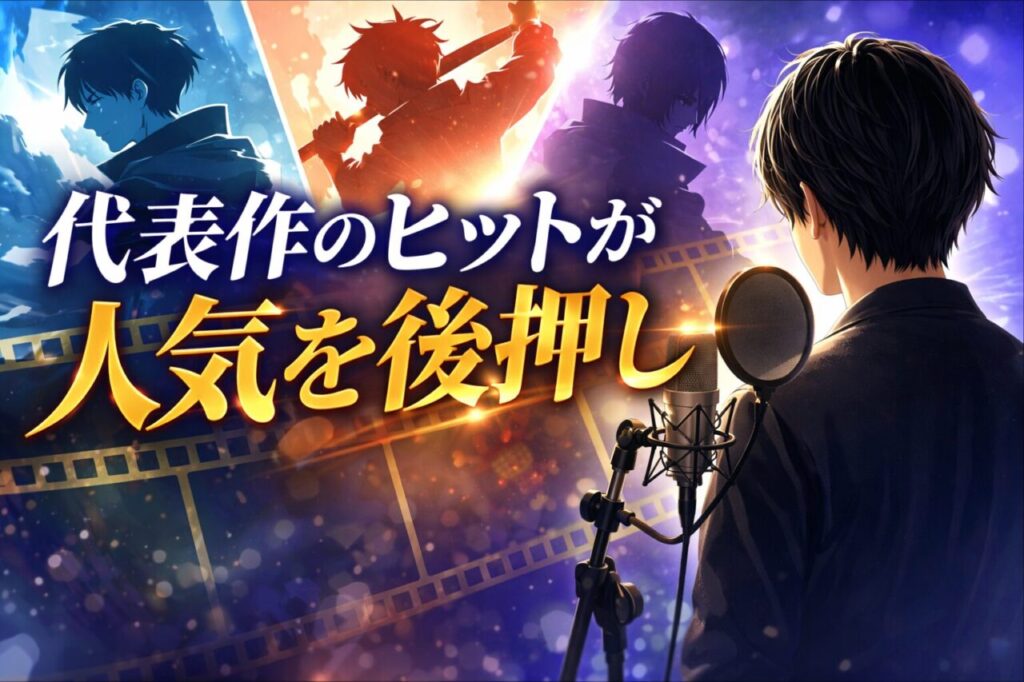代表作のヒットが人気を後押し