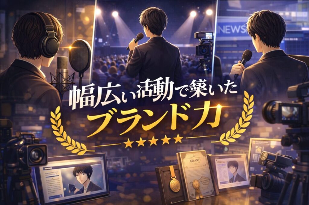 幅広い活動で築いたブランド力