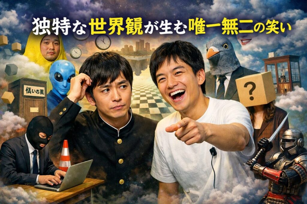 独特な世界観が生む唯一無二の笑い