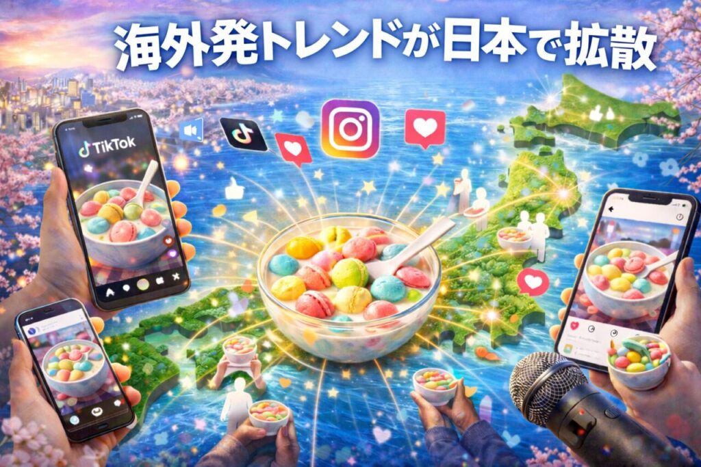 海外発トレンドが日本で拡散