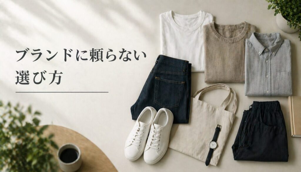 ブランドに頼らない選び方