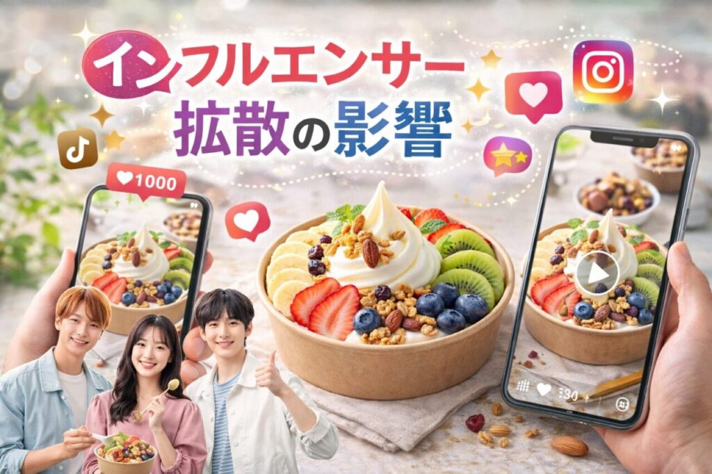 インフルエンサー拡散の影響