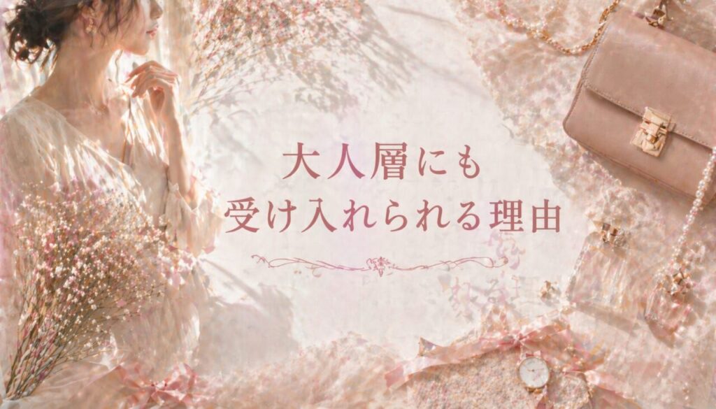 大人層にも受け入れられる理由