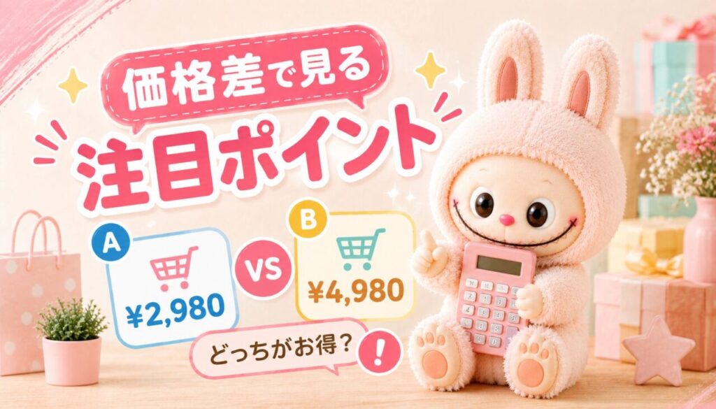 価格差で見る注目ポイント