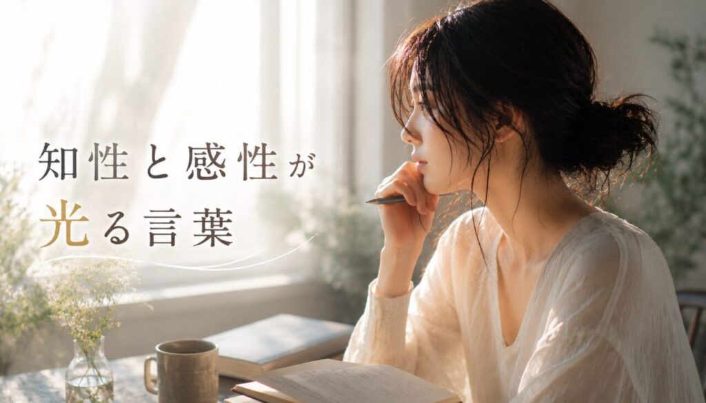 知性と感性が光る言葉