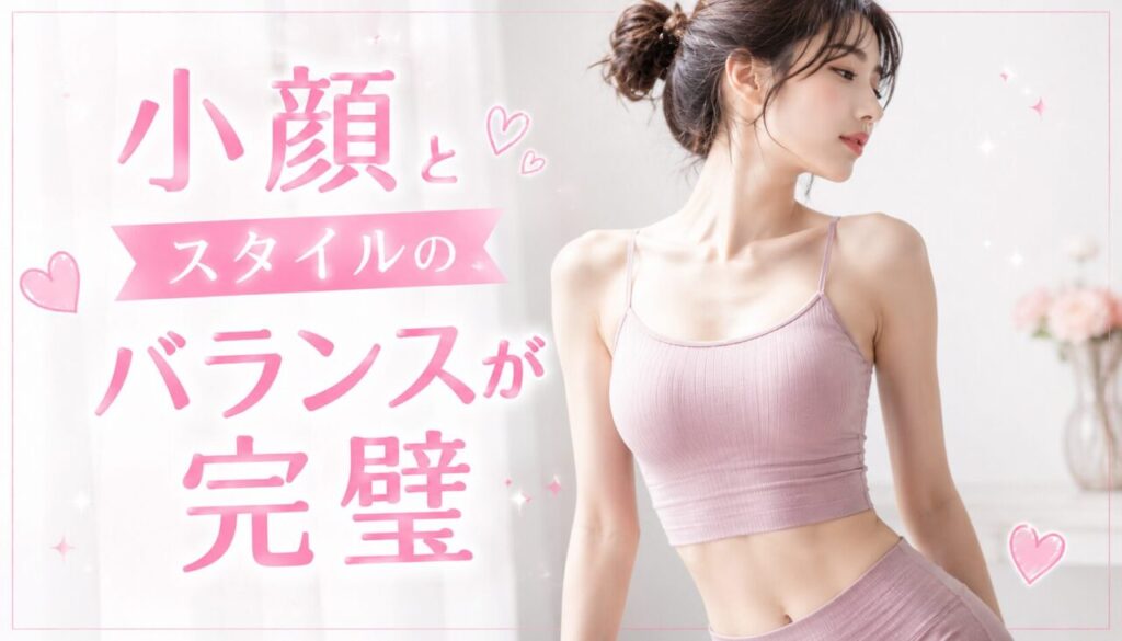 小顔とスタイルのバランスが完璧