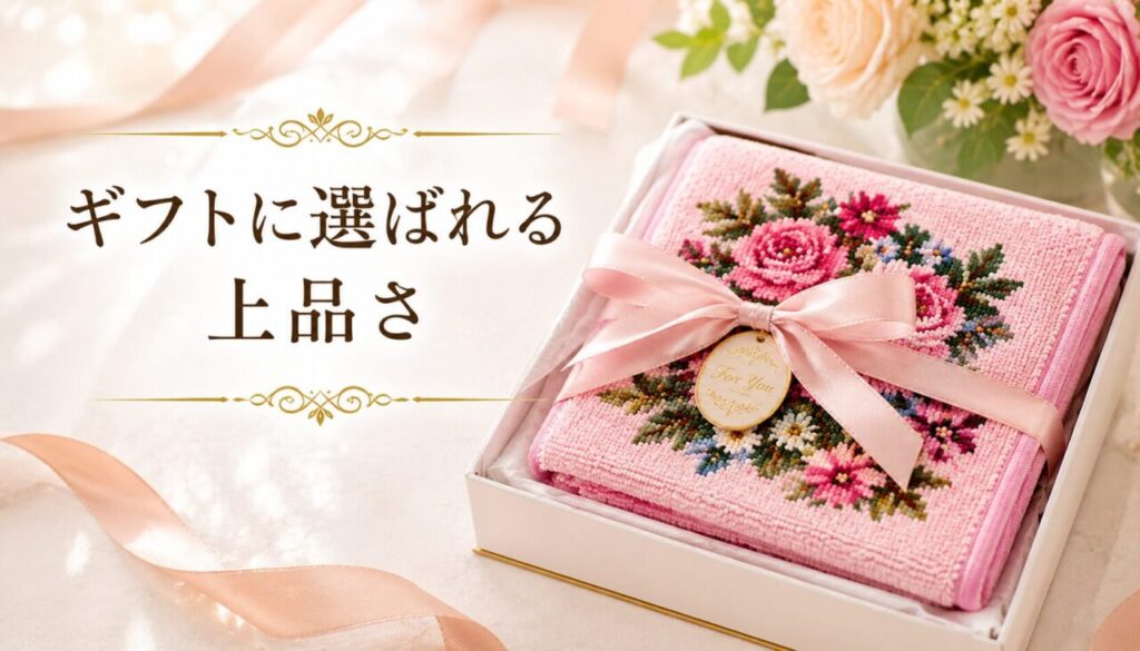 ギフトに選ばれる上品さ