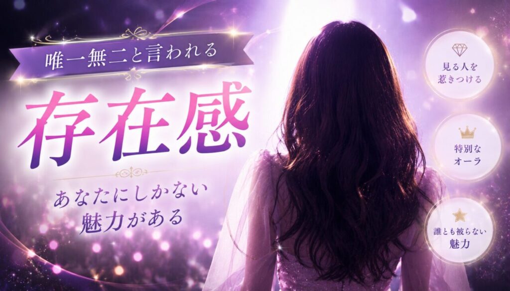 唯一無二と言われる存在感