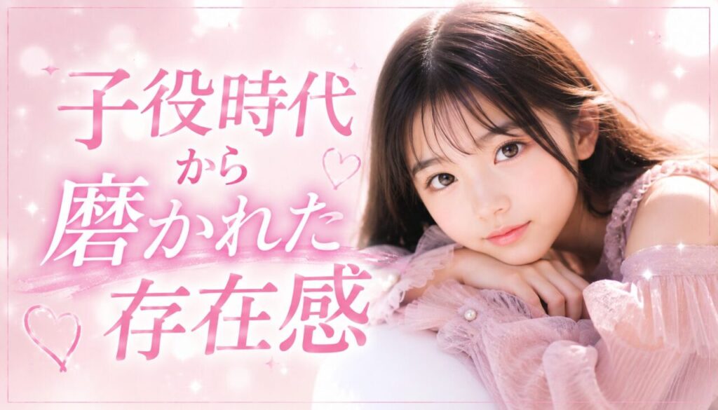 子役時代から磨かれた存在感