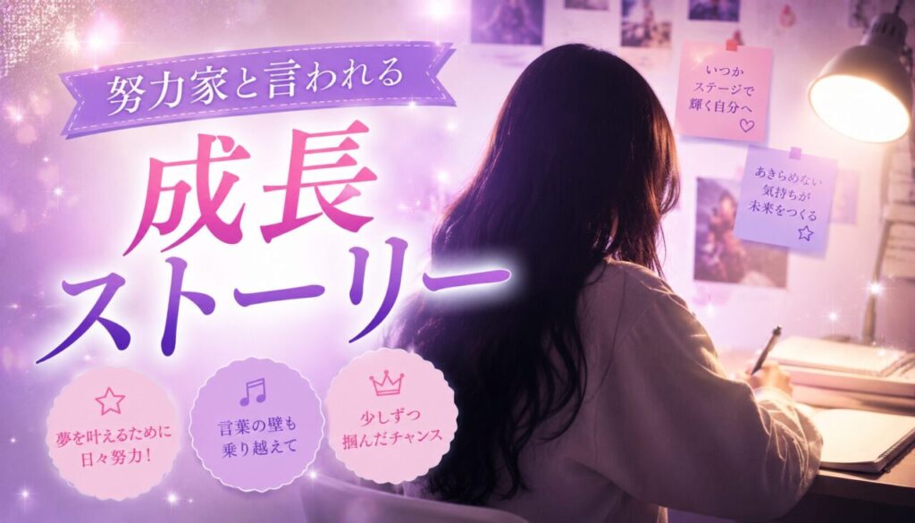 努力家と言われる成長ストーリー