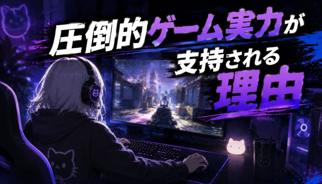 圧倒的ゲーム実力が支持される理由