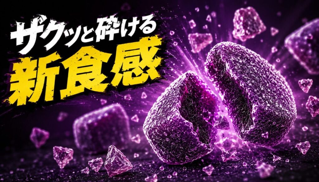 ザクッと砕ける新食感