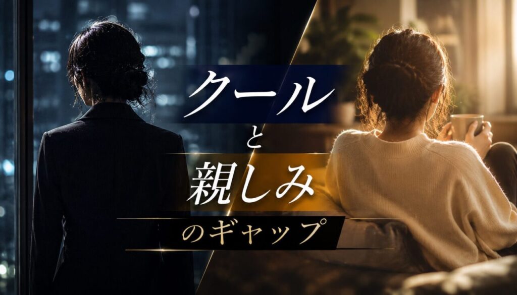 クールと親しみのギャップ