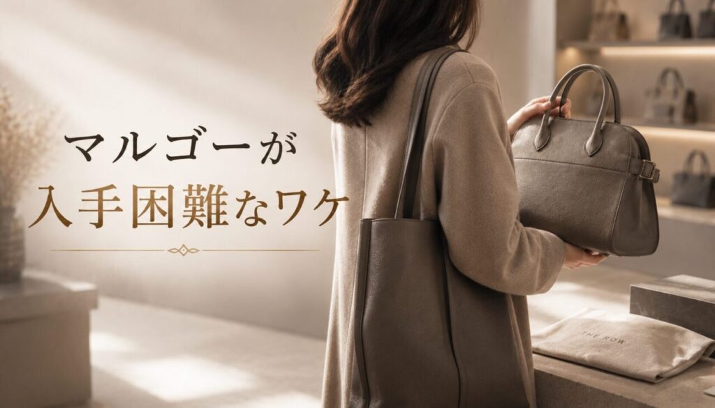 マルゴーが入手困難なワケ