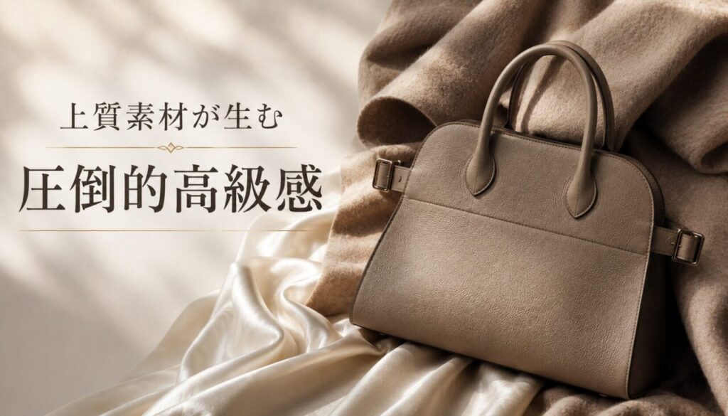 上質素材が生む圧倒的高級感