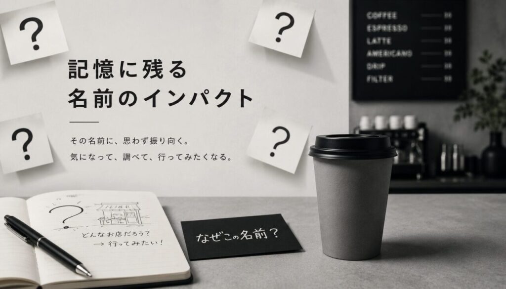 記憶に残る名前のインパクト
