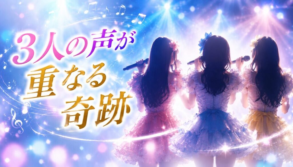 3人の声が重なる奇跡