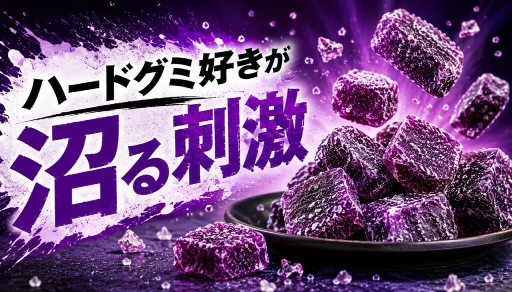 ハードグミ好きが沼る刺激