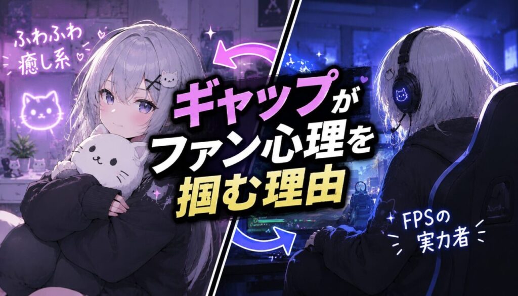 ギャップがファン心理を掴む理由