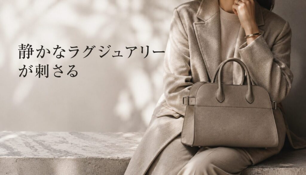 静かなラグジュアリーが刺さる