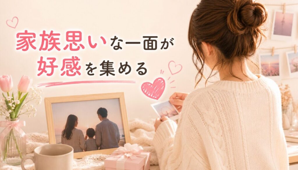 家族思いな一面が好感を集める