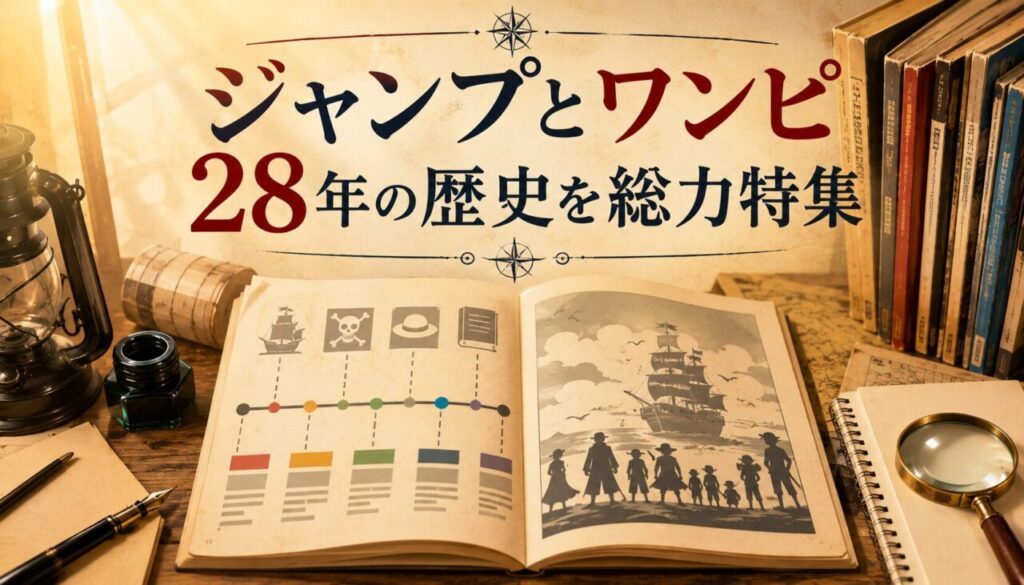 ジャンプとワンピ28年の歴史を総力特集