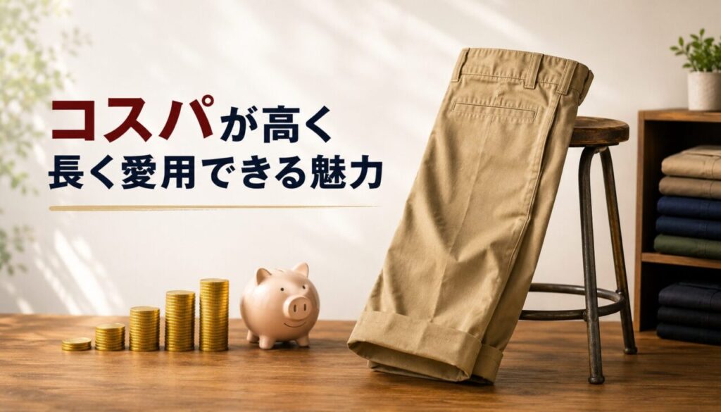コスパが高く長く愛用できる魅力