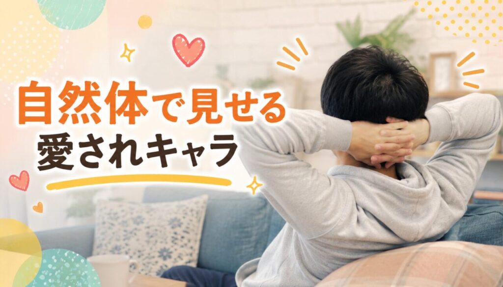 自然体で見せる愛されキャラ