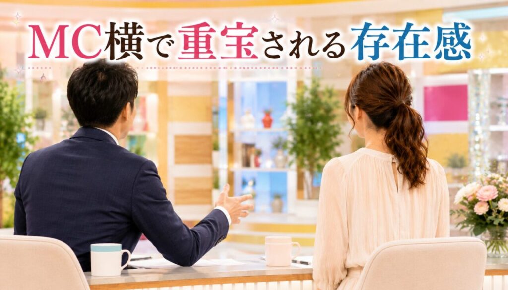 MC横で重宝される存在感