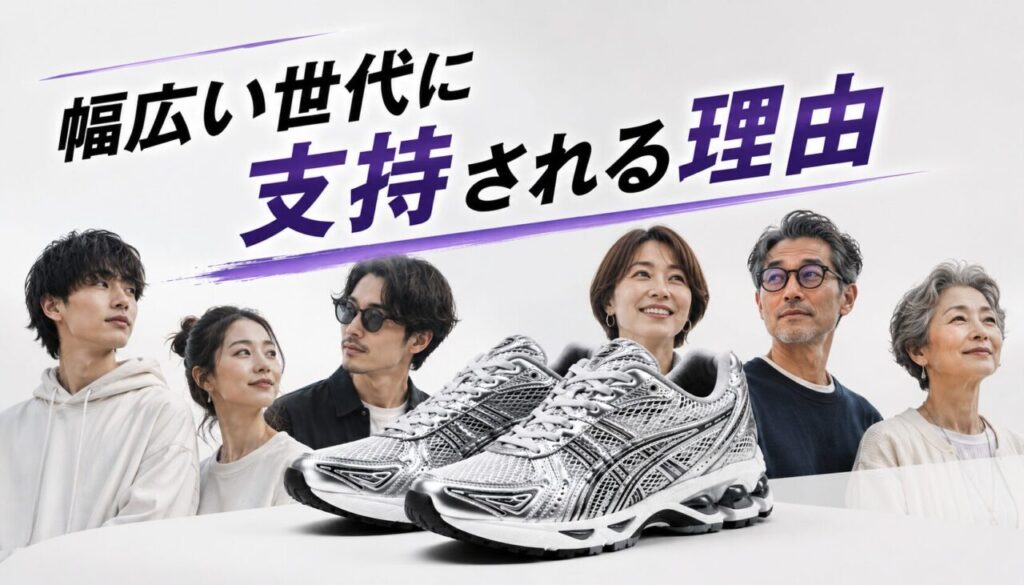 幅広い世代に支持される理由